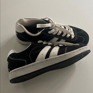 Black and White Sneakers
